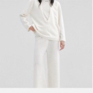 Winter Thick Women Knitted Suit – Soft Two-Piece Set