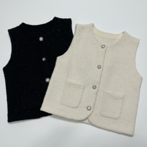 Sparkle Tweed Vest