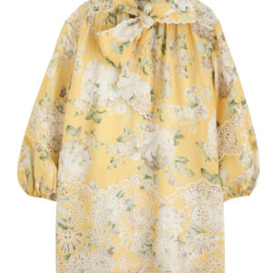 Acacia Broderie Tie Mini Dress